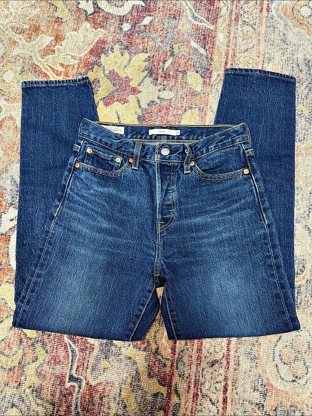 Levi's Wedgie Straight Jeans Denim Jeans Waist 26